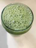 Batido de Coco-Aloe- Espinacas-Guayaba (smoothie)