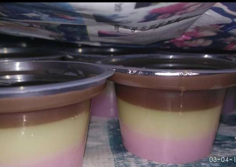Puding 3 lapis harga 1000