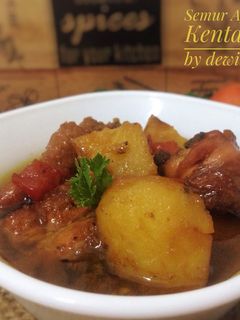 Foto resep Semur Ayam Kentang