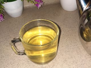 شاي الأخضر بالنعناع والزنجبيل