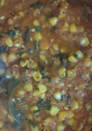 સ્વીટ કોર્ન સબ્જી(Sweet Corn Shabji Recipe In Gujarati) રેસીપી મુખ્ય ફોટો