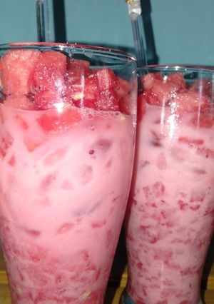 Foto resep Es Semangka Susu