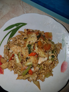 Foto resep Kreasi mie goreng sayur