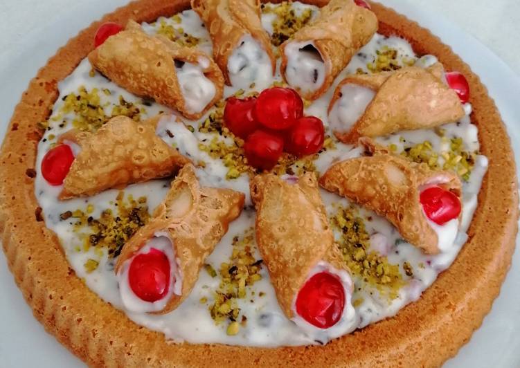 Crostata morbida al cannolo