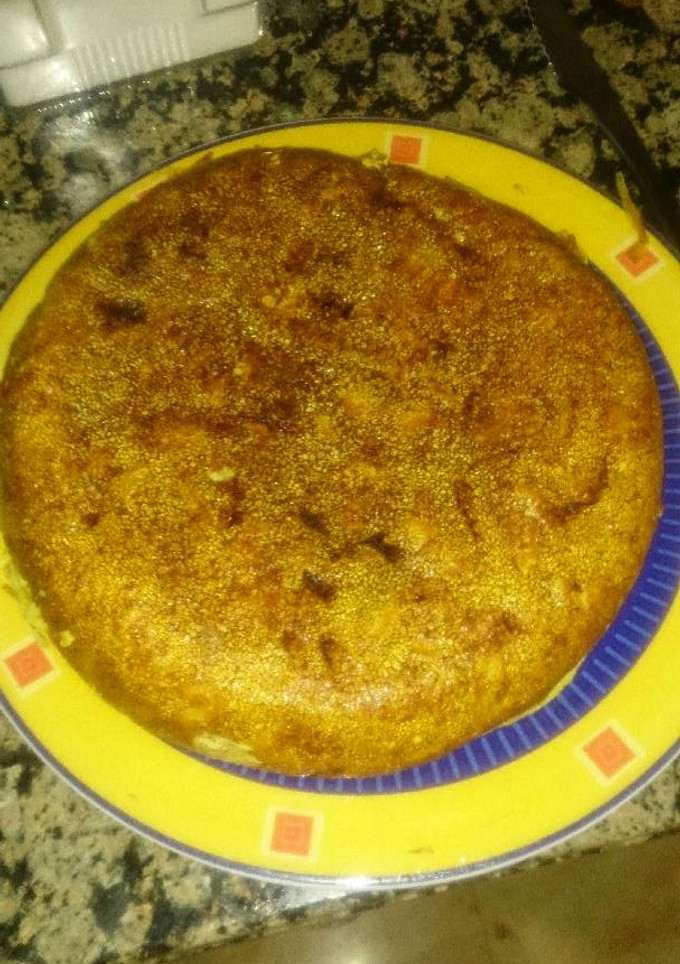 Una foto de Tortilla de patatas esponjosa