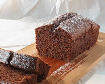 Popular Cuisine Chocolate Pound Cake Delicious Perfect