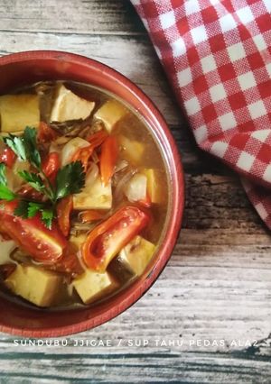 Foto resep Sundubu jjigae ala2 orang Sumatera
