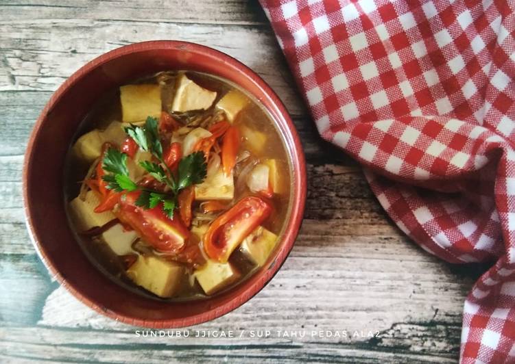 Cara Gampang meracik Sundubu jjigae ala2 orang Sumatera Anti Gagal