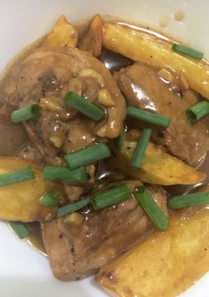 A picture of Chicken Adobo.