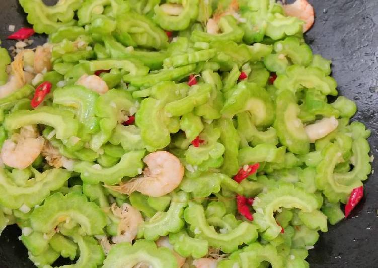 Resep Tumis Pare Udang tidak pahit tanpa micin Anti Gagal