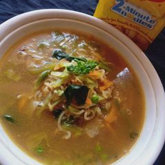 A picture of Maggi Veggies Soup.