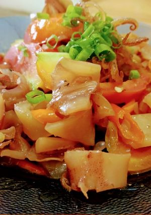 Foto resep Cumi asin tumis pedas gila by dapoer mpok yeyen
