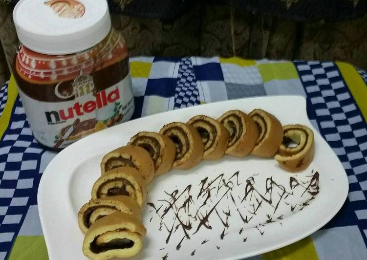 Recipe: Delicious Stovetop Nutella Swiss Rolls #anniversary