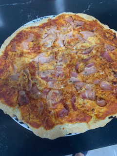 Una foto de Pizza casera