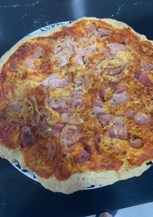 Una foto de Pizza casera