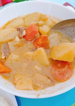 Hình của món Cà Ri Bò.