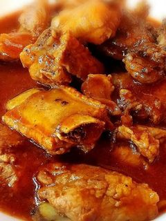 A picture of Braised Pork Ribs in Red Sauce.