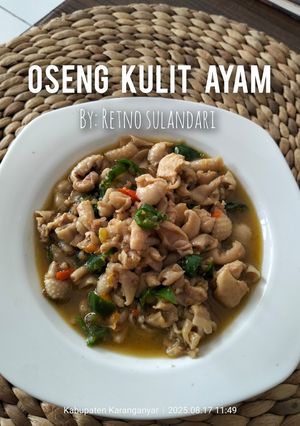 Foto resep 51°°° Oseng kulit ayam