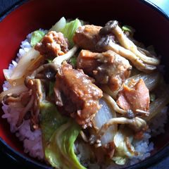 Canned Salmon Miso Don A picture of Canned Salmon Miso Don.
