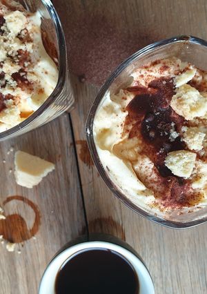 A picture of Condensed milk pudding.