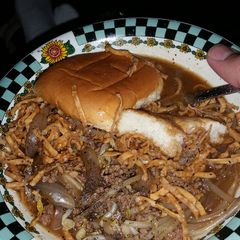 A picture of Fall River Chow Mein Sandwich.