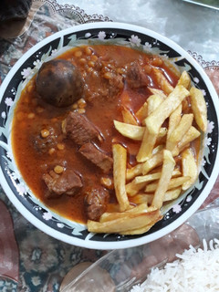 عکسی از دستور خورشت قیمه