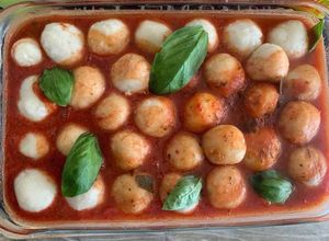Una foto de Ñoquis rellenos