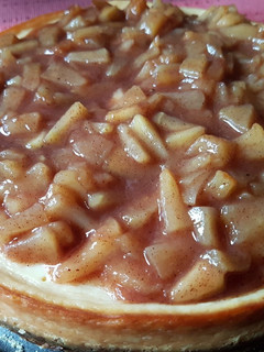 Una foto de Cheesecake de Manzana