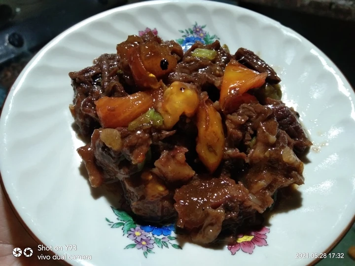 Cara Mudah Membuat Resep Sapi Lada Hitam (saori) Anti Ribet, Sempurna