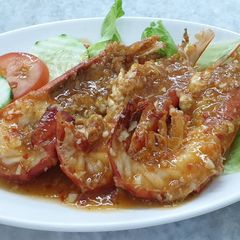 A picture of Garlic Sauce Prawn 蒜辣虾.