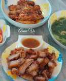 Bữa cơm với các món ăn hấp dẫn