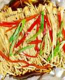 Nấm Kim Châm Nướng Bằng Giấy Bạc (Chay)