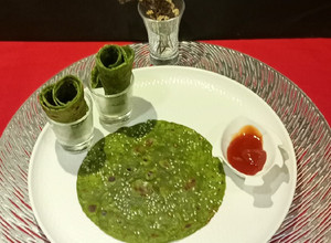 A picture of Palak Paratha.