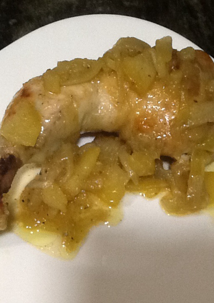 Una foto de Pollo asado con coñac