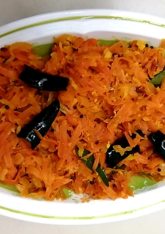 கேரட் பொரியல் செய்முறை முக்கிய புகைப்படம்