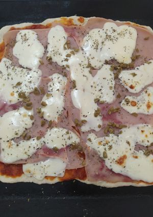 Una foto de Pizza casera fácil