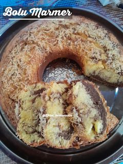 Foto resep ✔️24. Bolu Marmer 4 telur