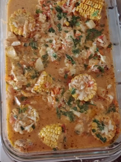 Una foto de Pescado al horno(Tipo chupín)