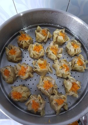 Foto resep Siomay ayam udang saus sambal tauco