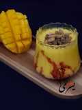 عصير مانجو بالحليب المركز والقشطه 😋