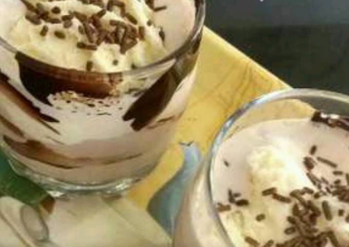 चॉकलेट मिल्क शेक  विथ वेनिला आइसक्रीम रेसिपी मुख्य फोटो