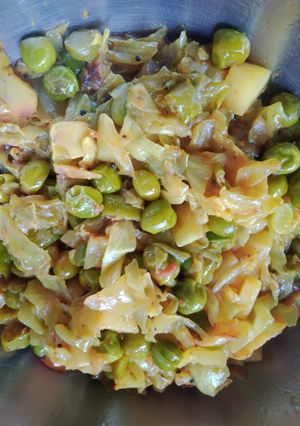કોબી વટાણા નું શાક(Cabbage peas sabji recipe in Gujarati) રેસીપી મુખ્ય ફોટો