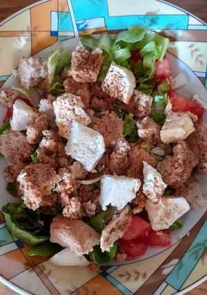 Φωτογραφία της συνταγής Χωριάτική πράσινη σαλάτα