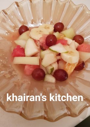 A picture of Fruits salad.