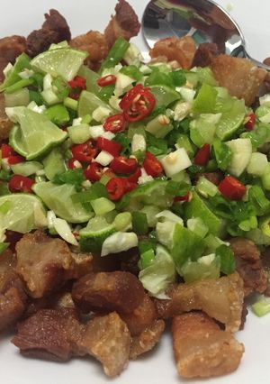 รูปของ หมูสามชั้นทอดน้ำปลาทรงเครื่อง