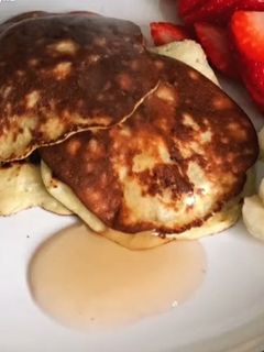 A picture of Banana pancakes.