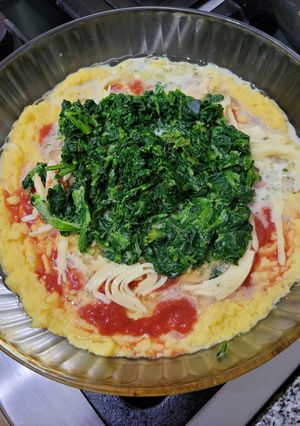 Una foto de Pastel de polenta