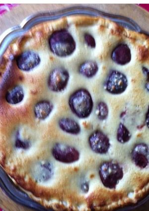 Une photo de Tarte aux quetsches et noisettes du jardin