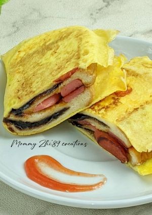 Foto resep Sandwich Sosis Telur