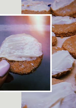 Una foto de Galletitas de coco y maní